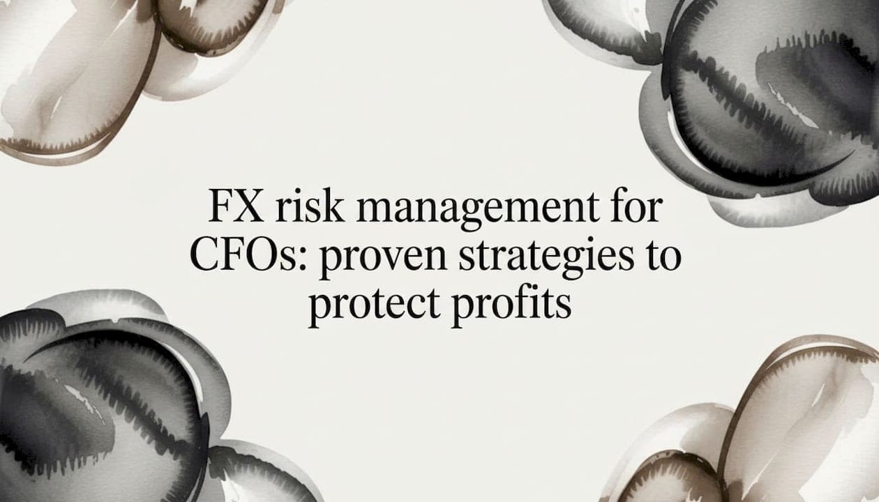 FX risk management for CFOs: proven strategies to protect profits