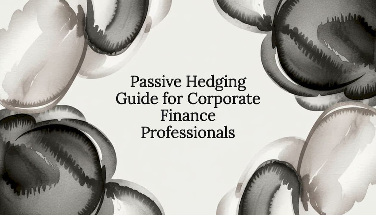 Passive Hedging Guide for Corporate Finance Professionals