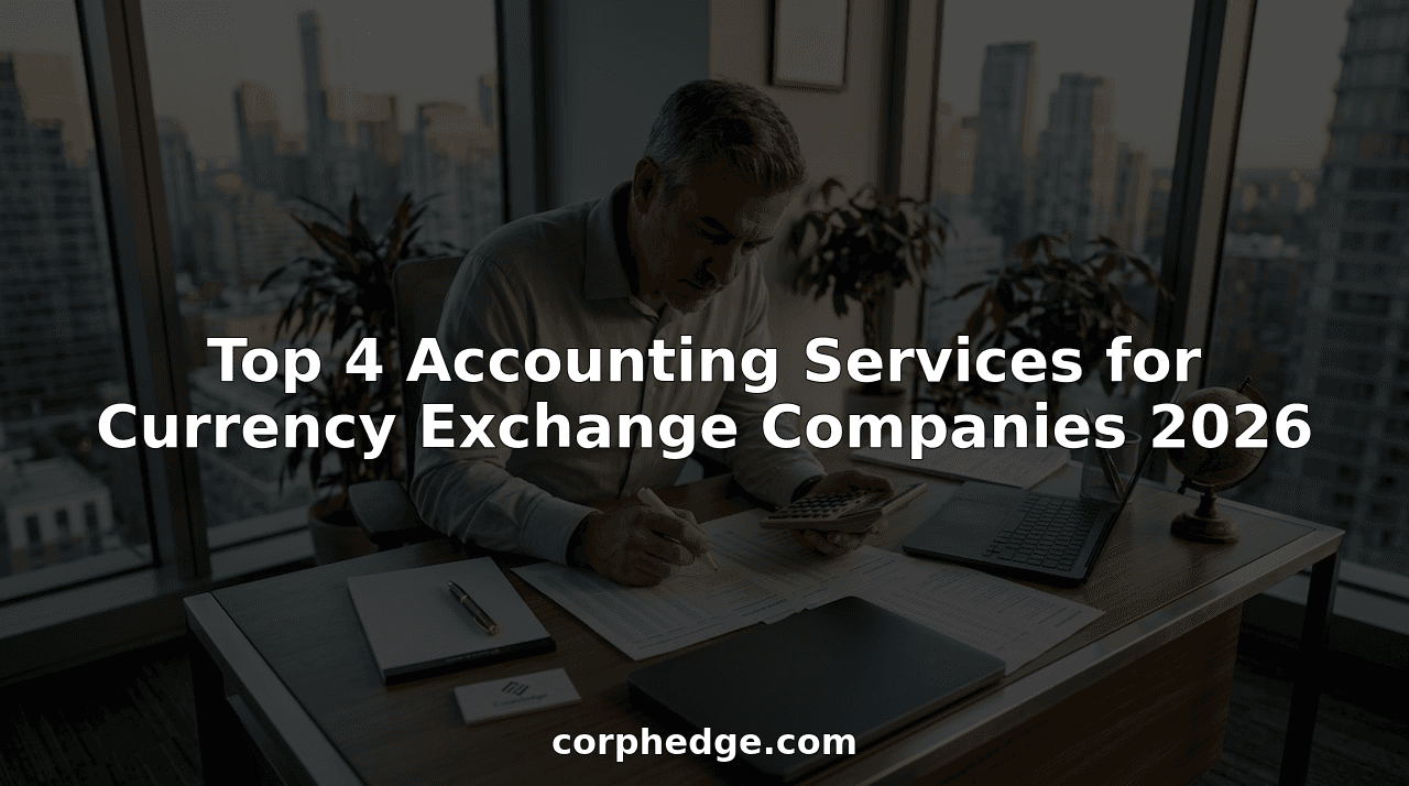 Top 4 Accounting Services for Currency Exchange Companies 2026