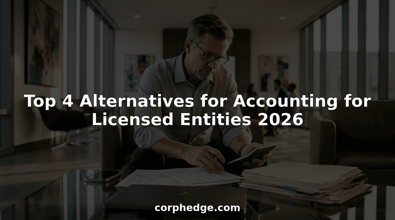 Top 4 Alternatives for Accounting for Licensed Entities 2026