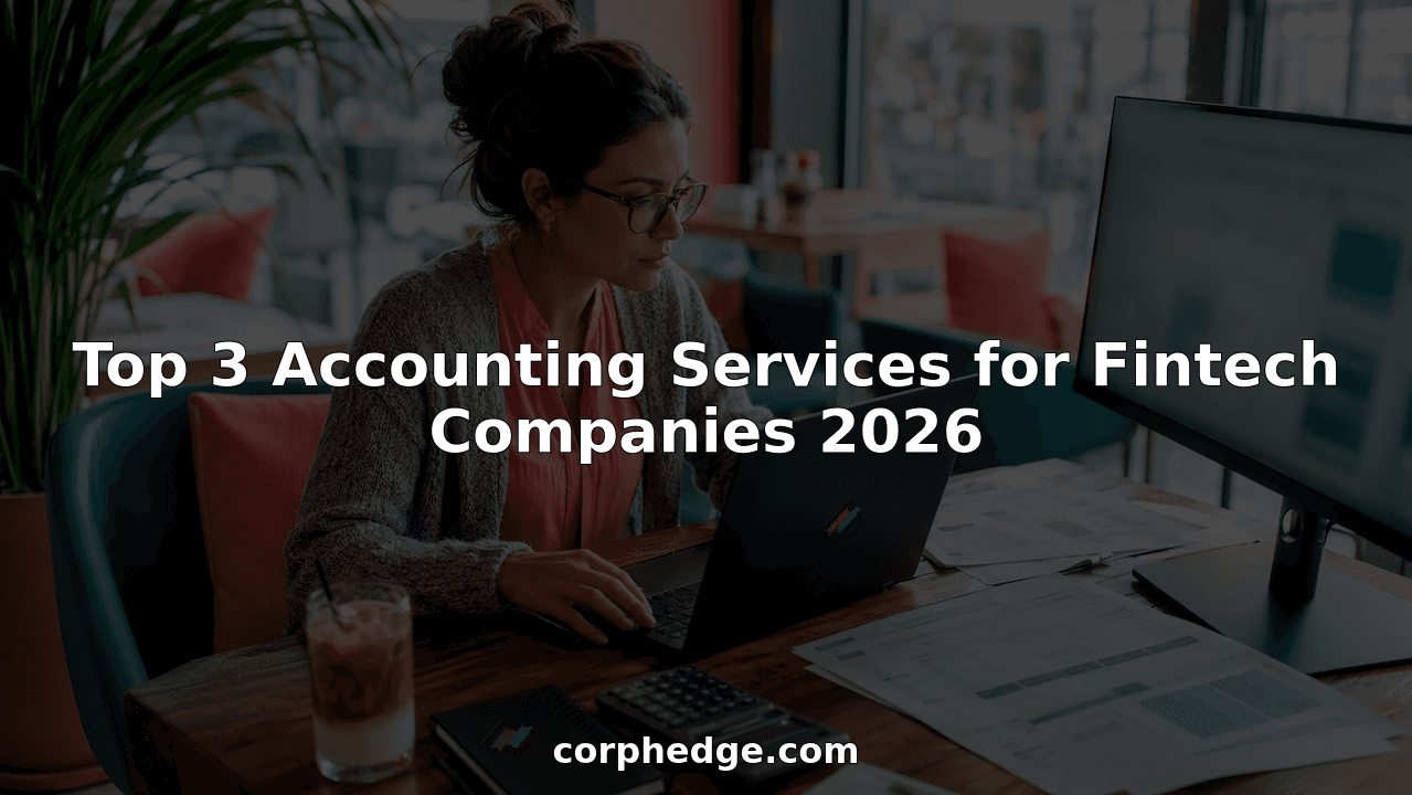 Top 3 Accounting Services for Fintech Companies 2026