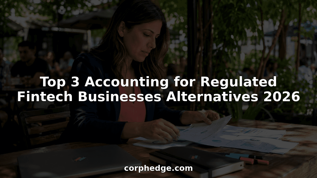 Top 3 Accounting for Regulated Fintech Businesses Alternatives 2026