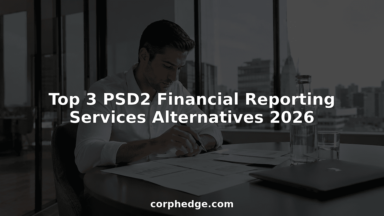 Top 3 PSD2 Financial Reporting Services Alternatives 2026